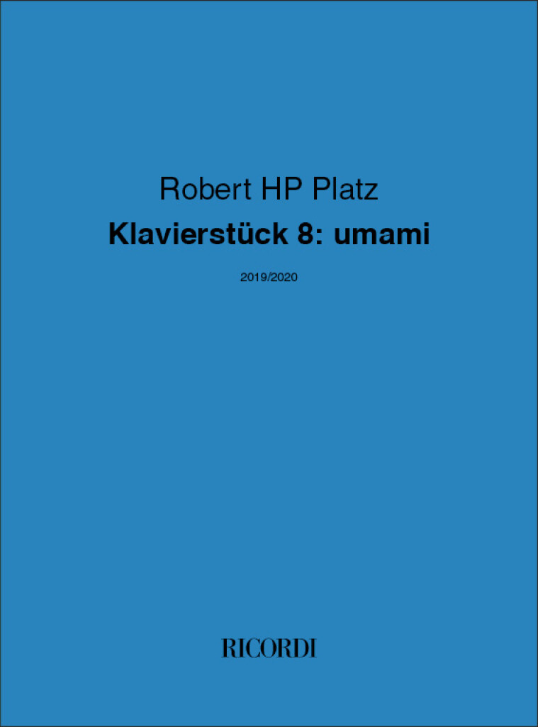 Klavierstück 8: umami